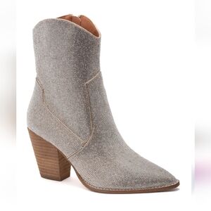 Corkys Silver Heeled Boots